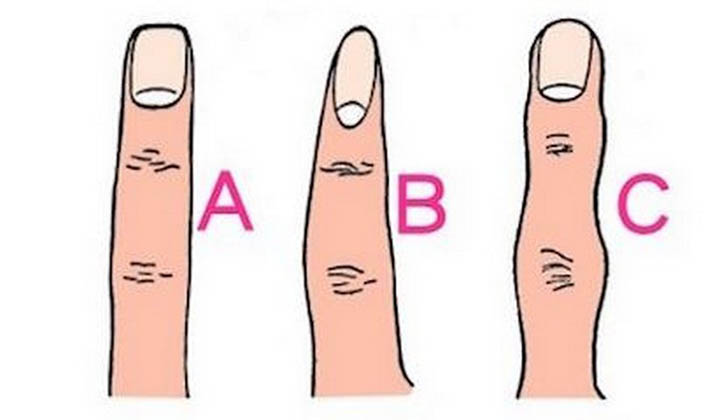 A forma do teu dedo diz muito sobre a sua personalidade! Qual destes é o seu?